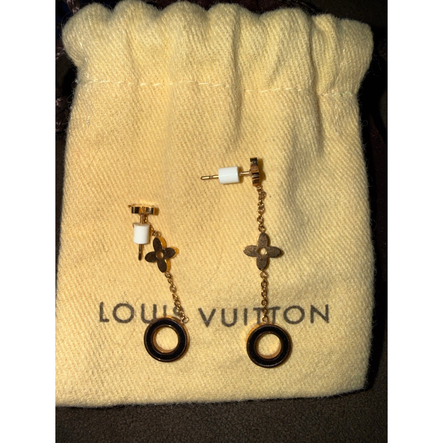 LouisVuitton Flower Drop Earrings