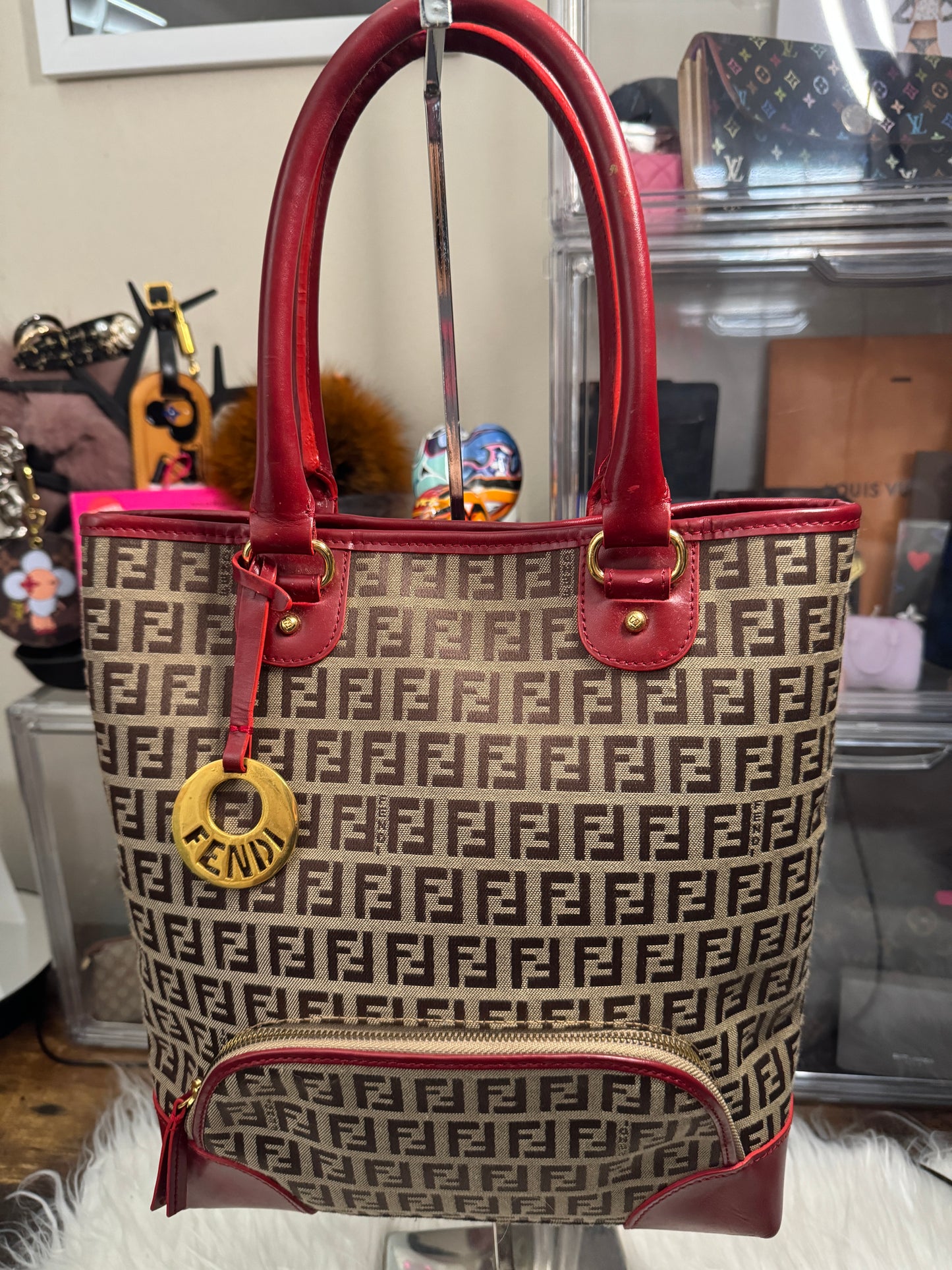 Fendi Zucchino Zucca Tote
