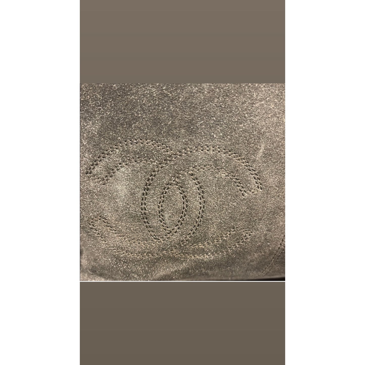 Chanel CocoMark Suede Tote