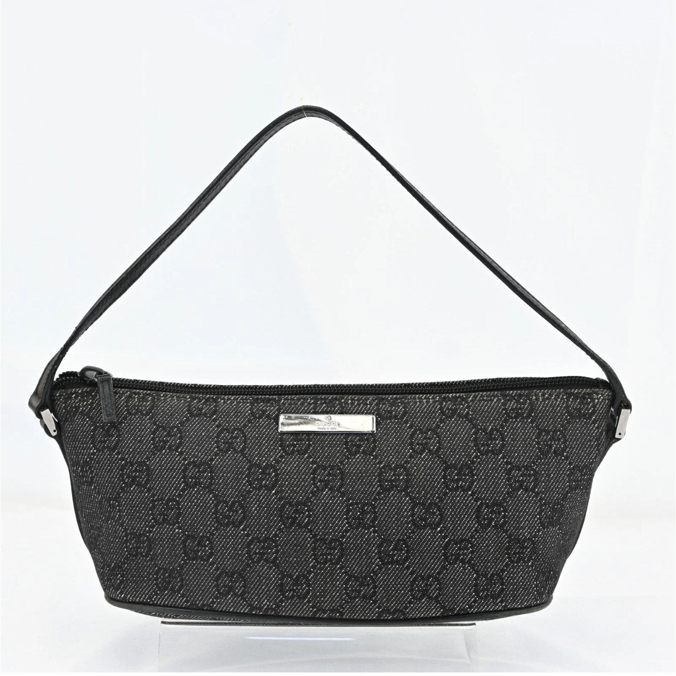 Gucci Black Denim Bagette