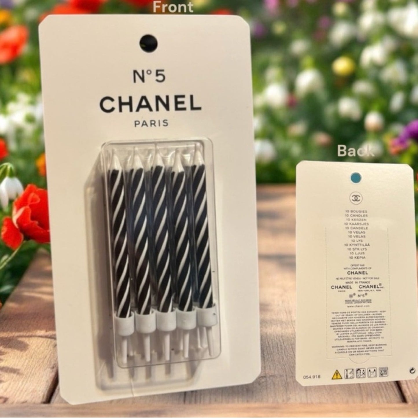 Chanel Birthday Candles