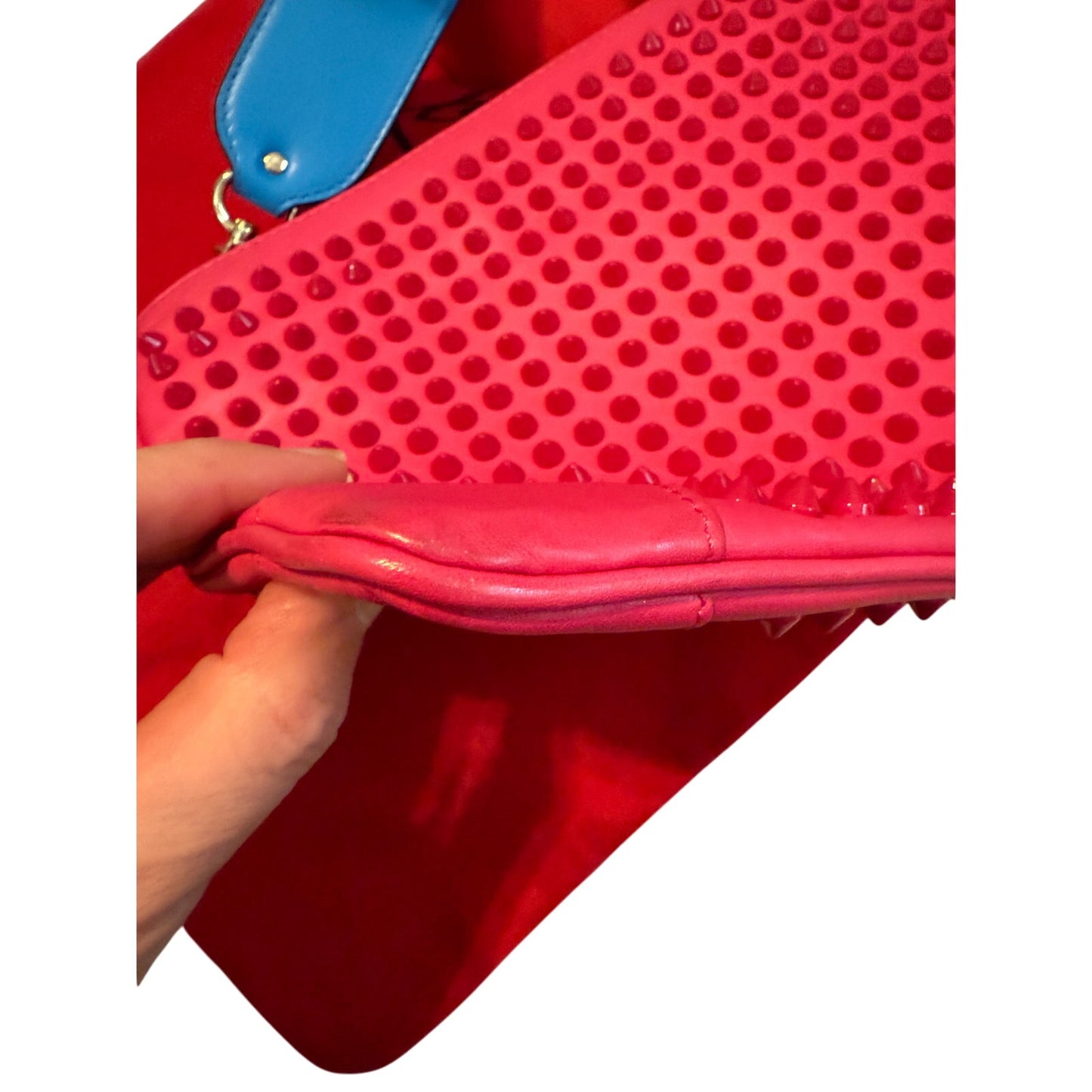 Christian Louboutin Loubiposh Spike Clutch