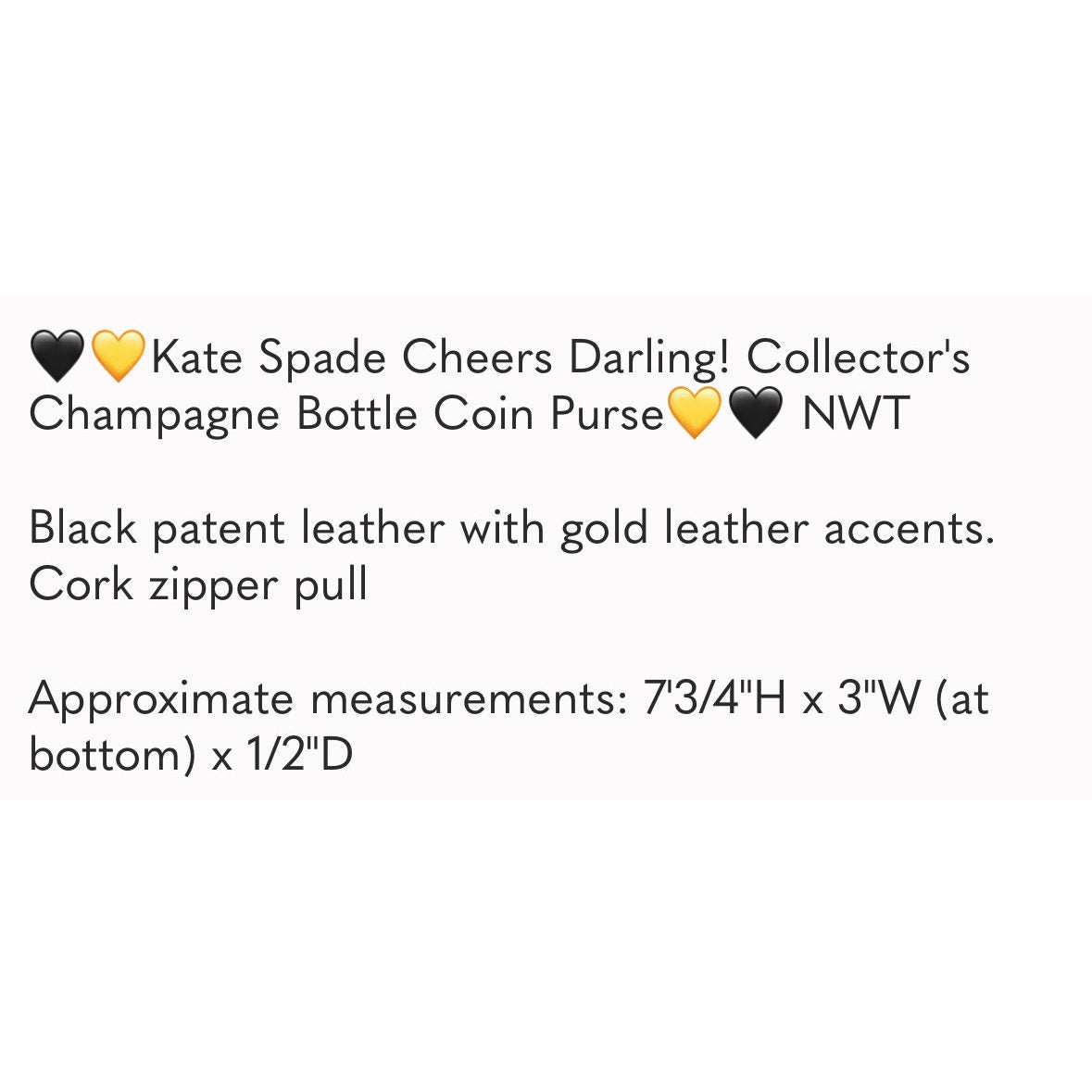 Kate Spade Cheers Darling Collectors Item