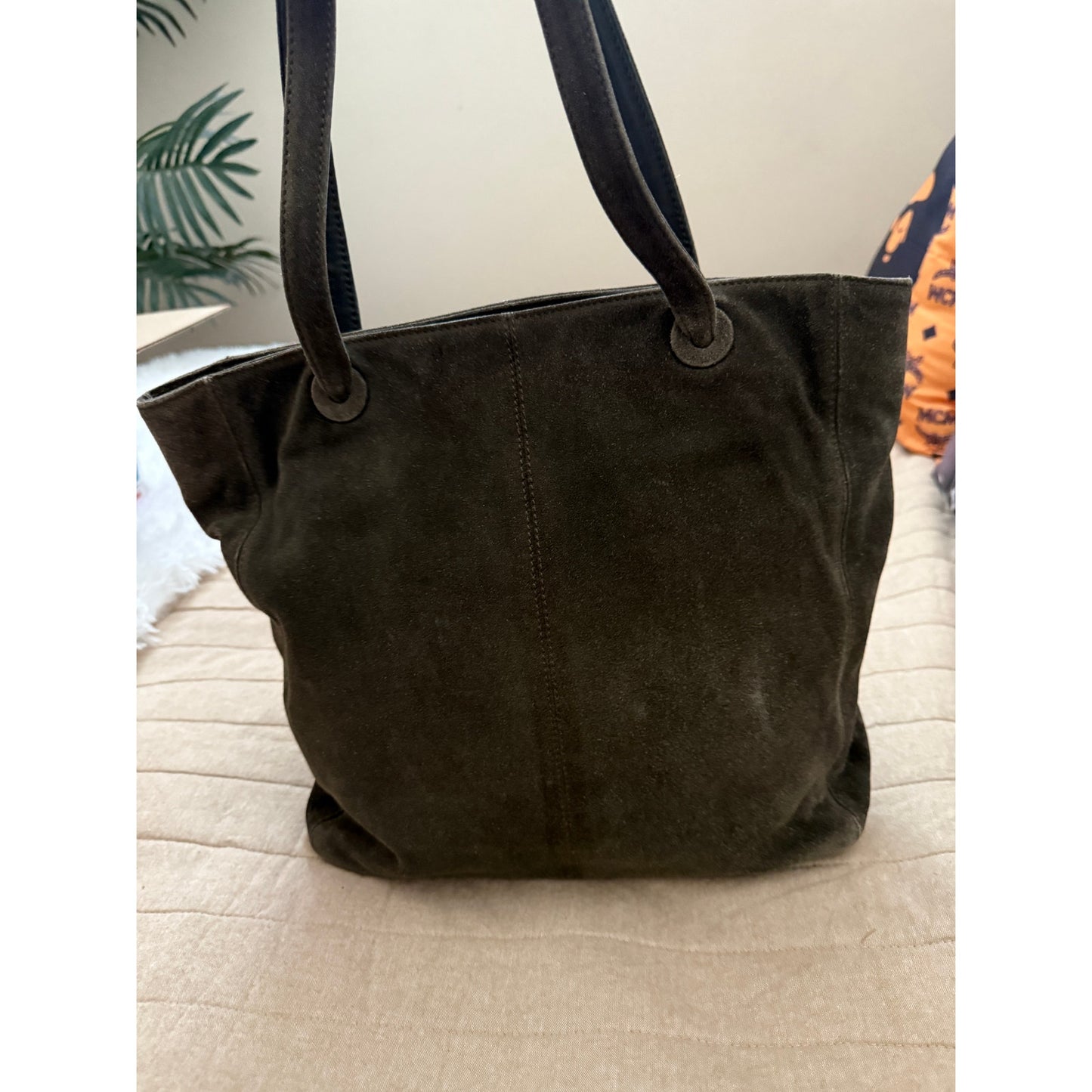 Chanel CocoMark Suede Tote