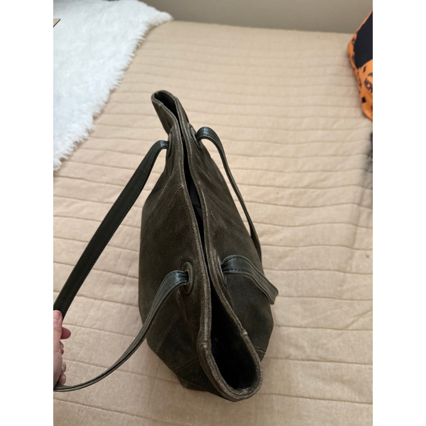 Chanel CocoMark Suede Tote