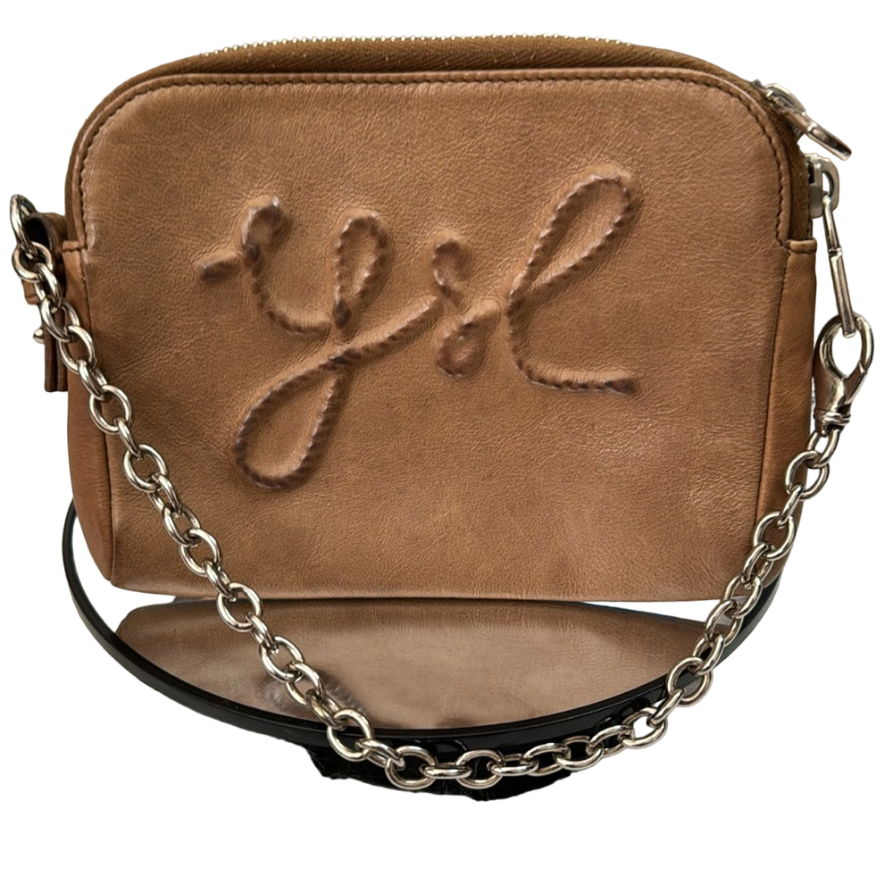 YSL Small Vintage Leather Pouch