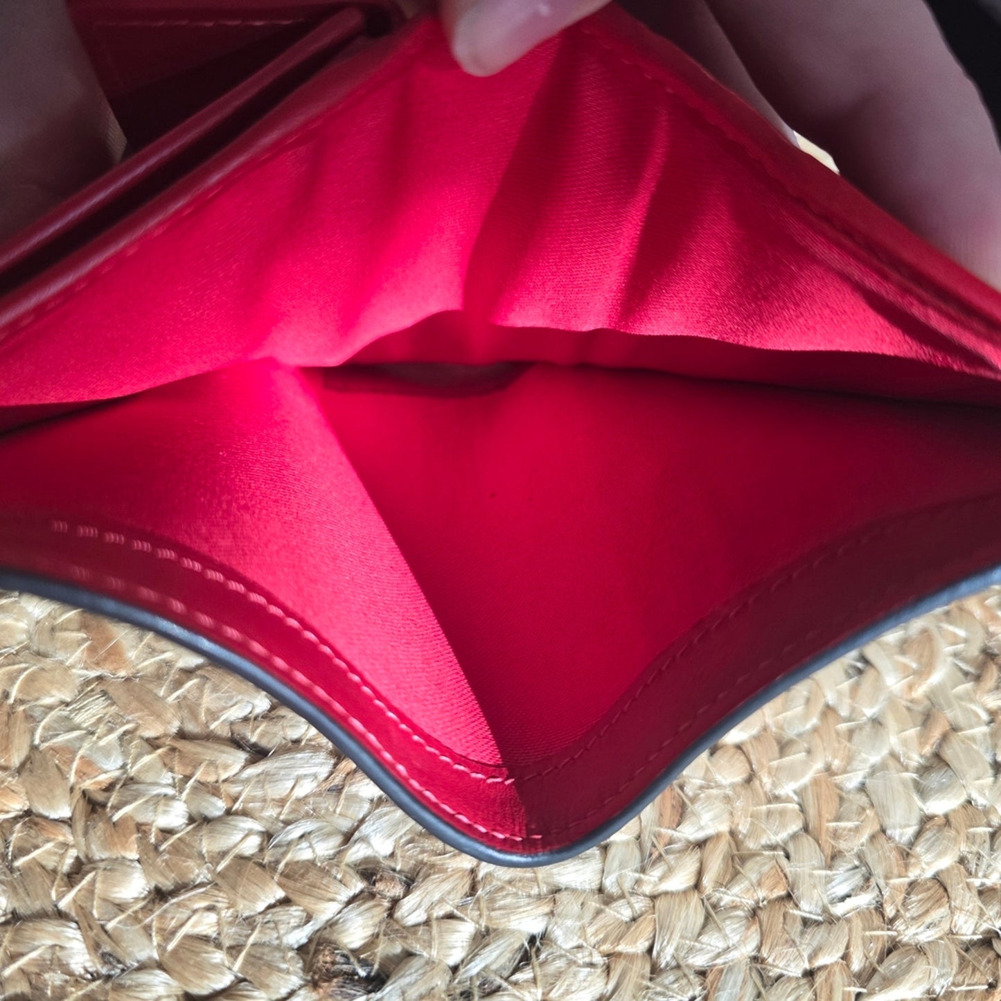Christian Louboutin White Studded Wallet