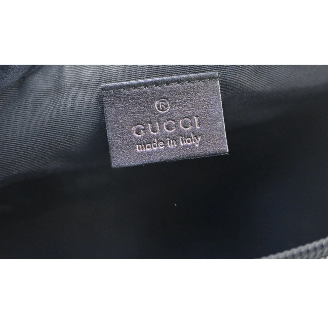 Gucci Black Denim Bagette
