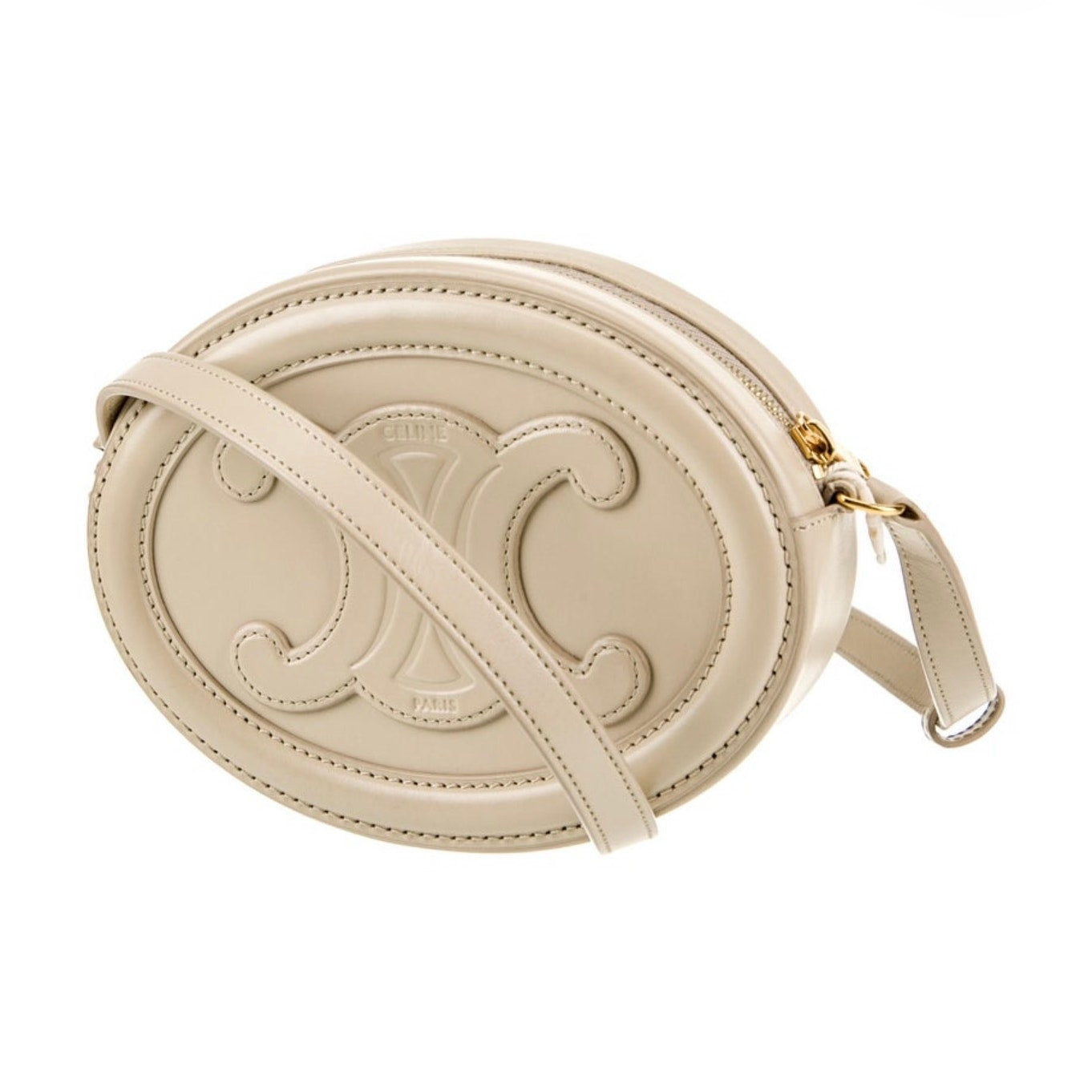 Celine Oval Cuir Triomphe