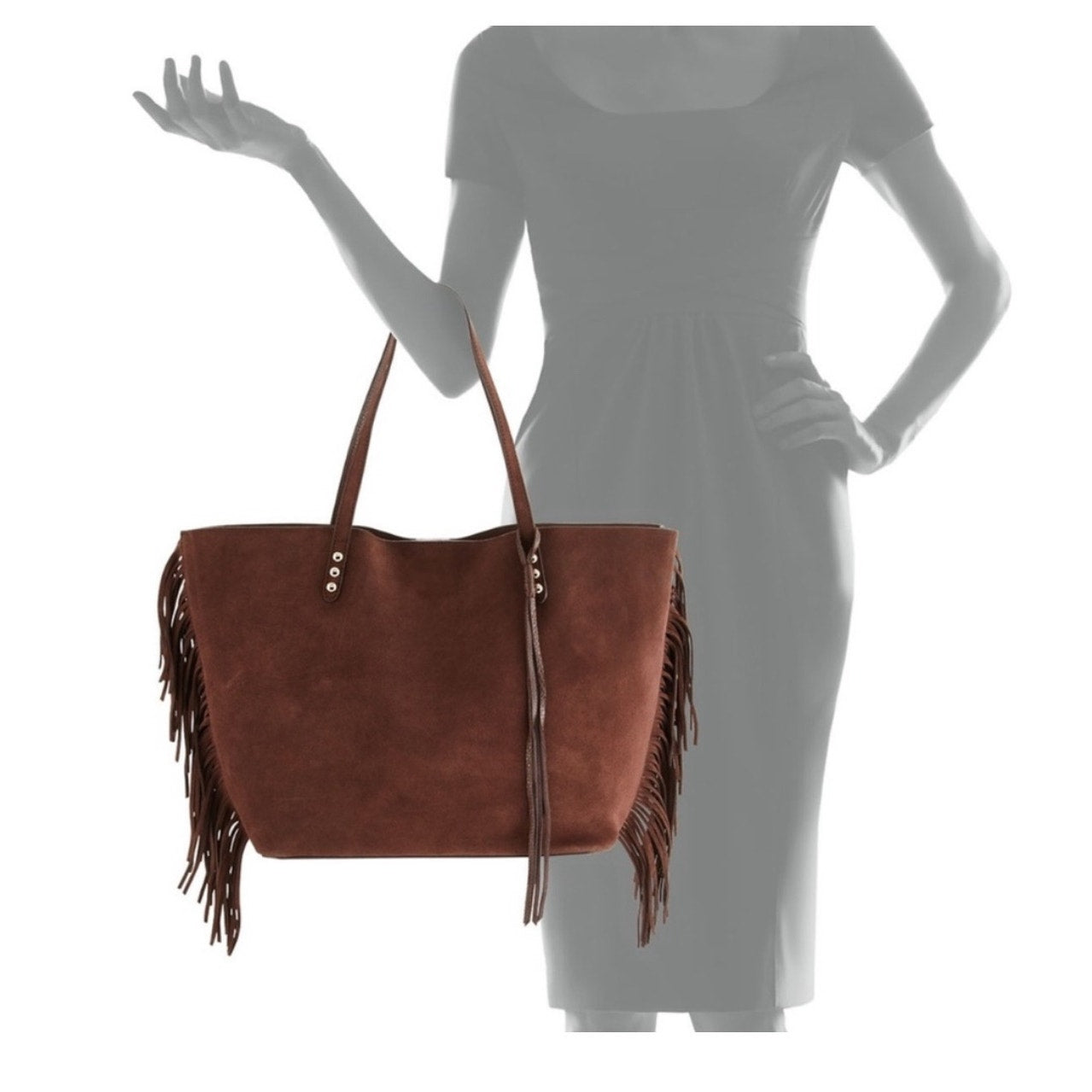 Rebecca Minkoff Suede Fringe Tote