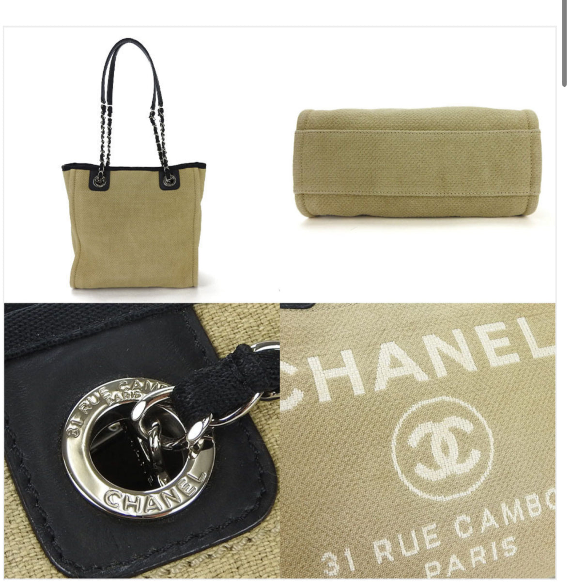 Chanel Deauville PM Canvas