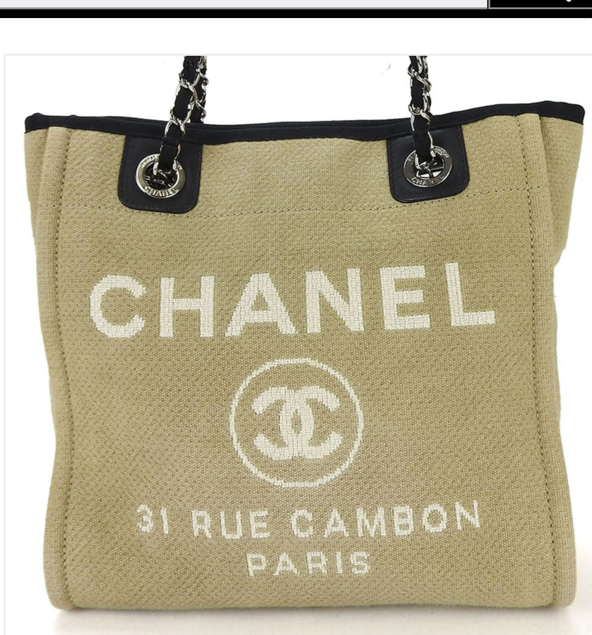 Chanel Deauville PM Canvas