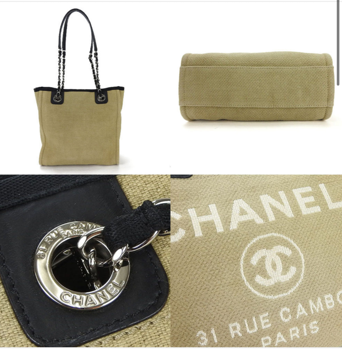 Chanel Deauville PM Canvas