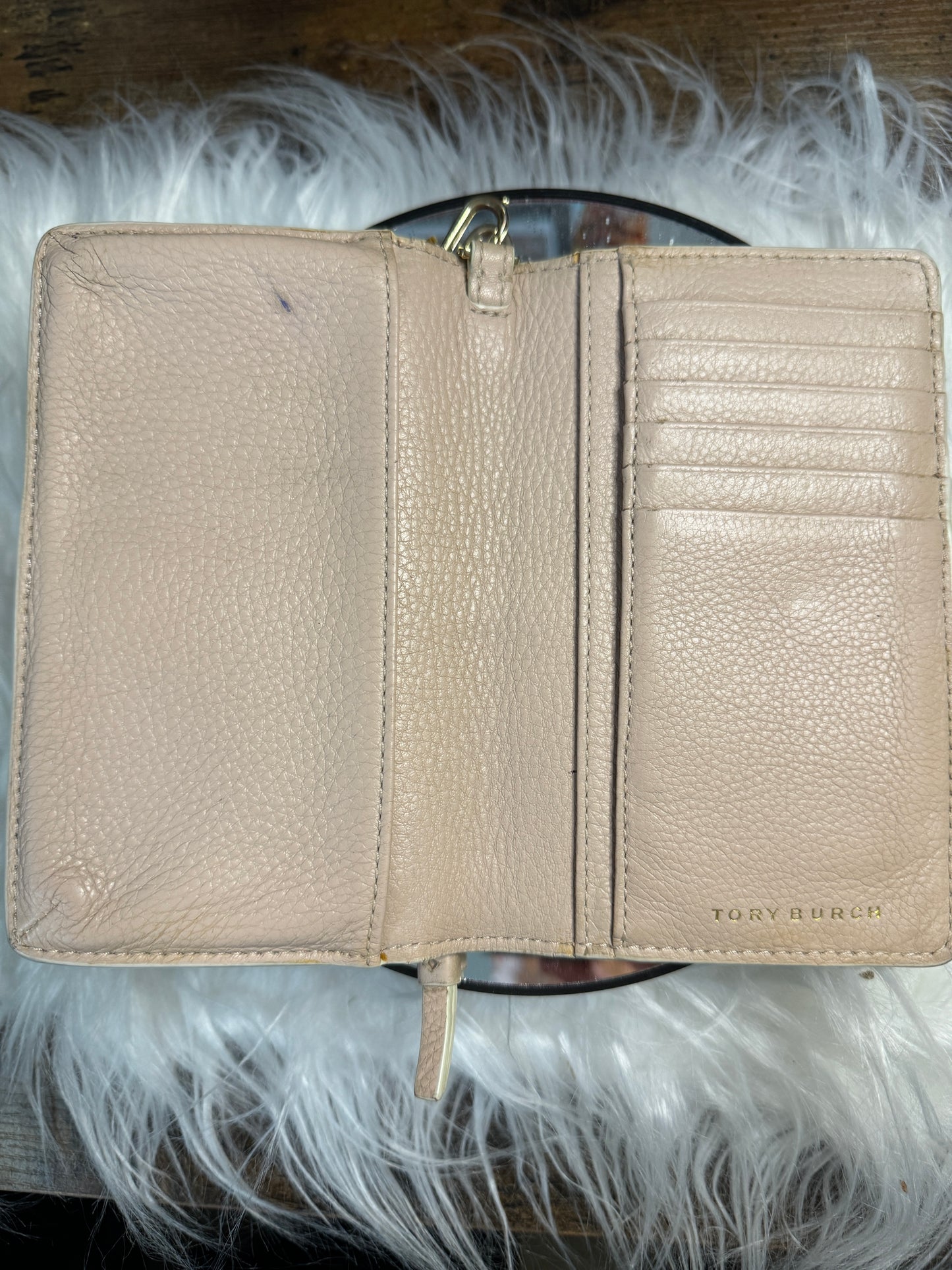 Tory Burch Cream Wallet
