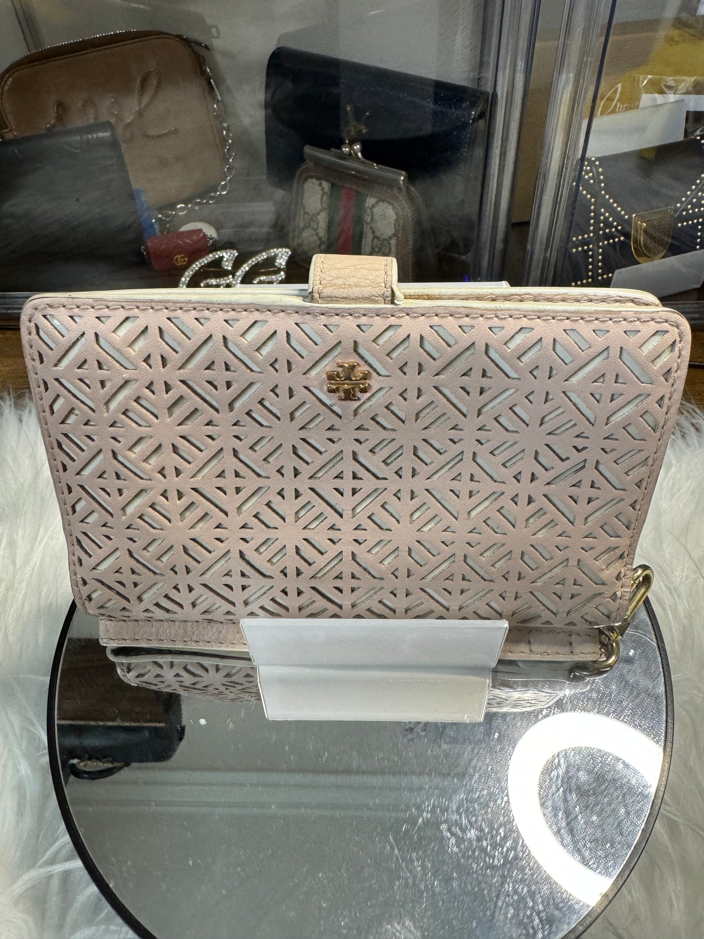 Tory Burch Cream Wallet