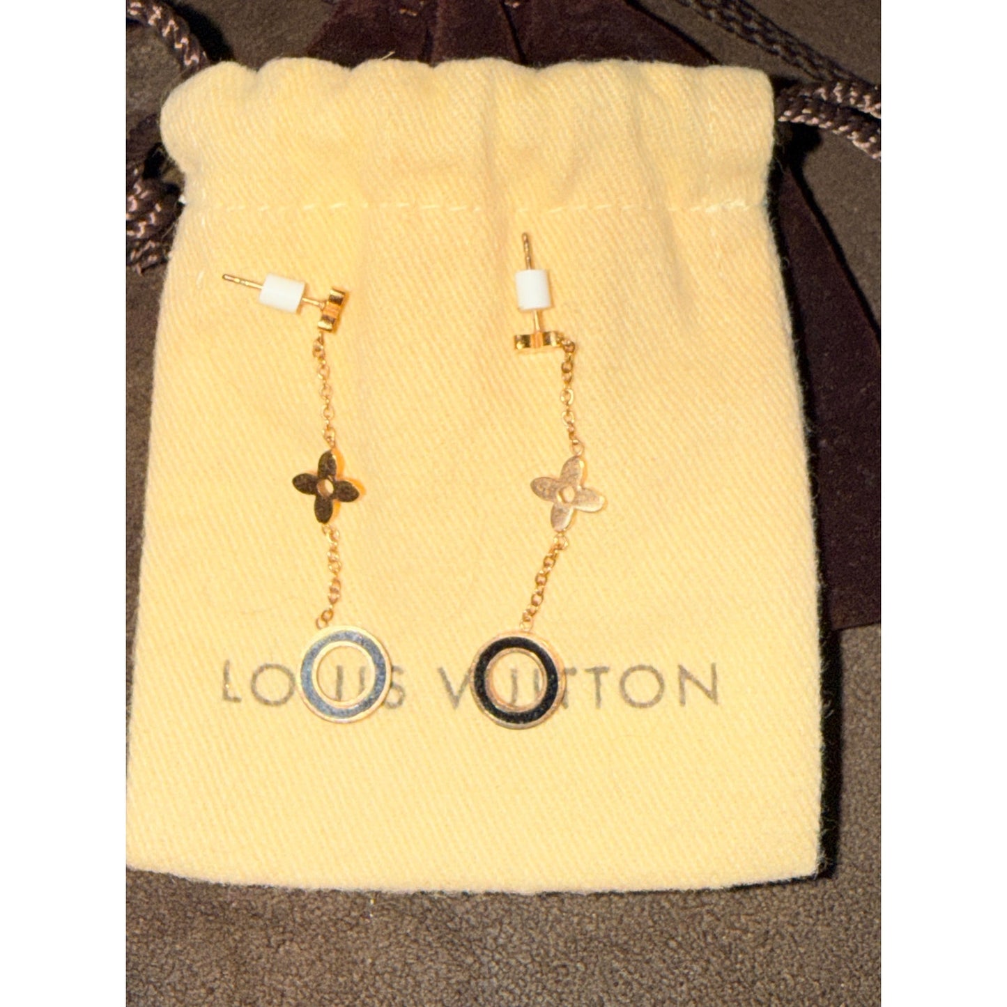 LouisVuitton Flower Drop Earrings