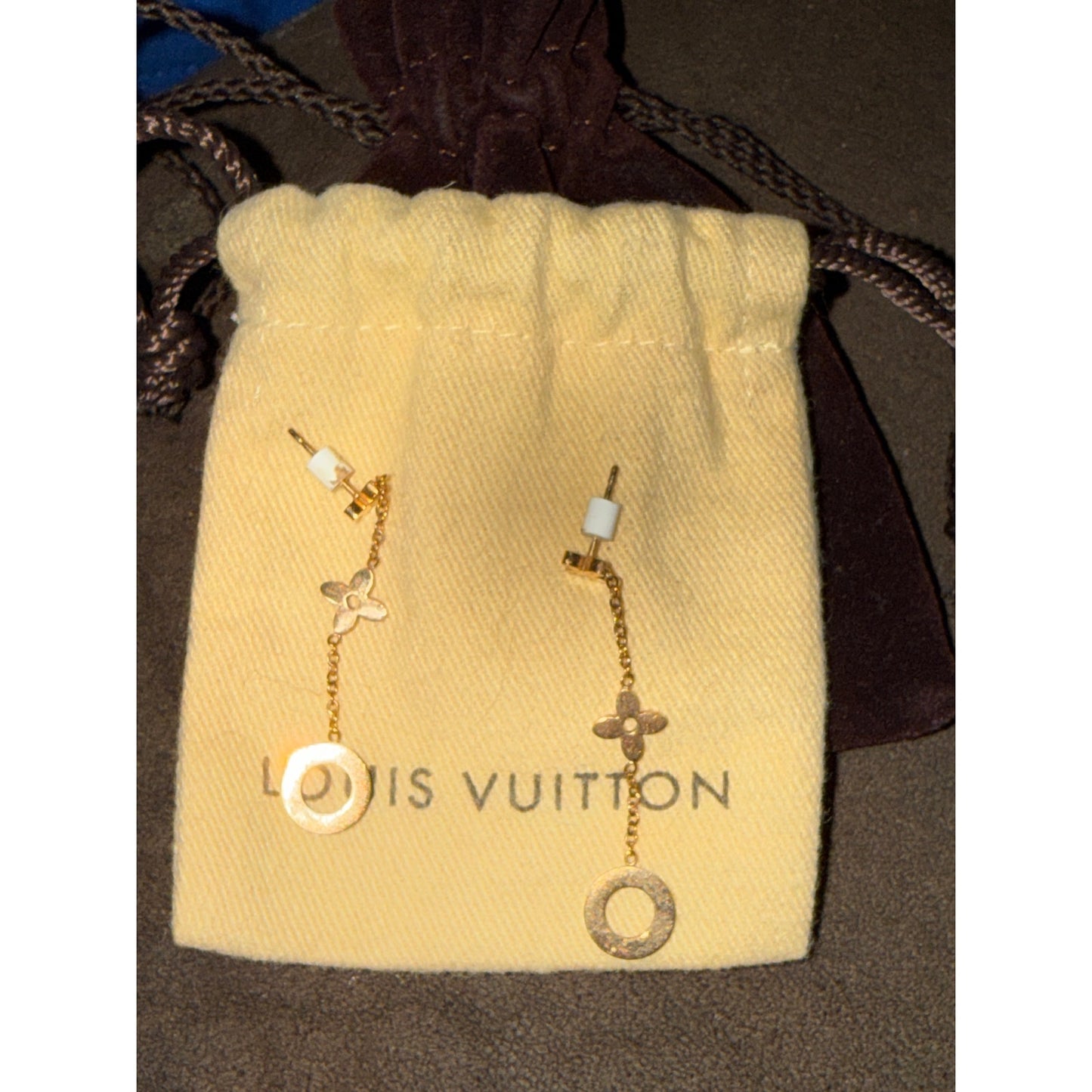 LouisVuitton Flower Drop Earrings