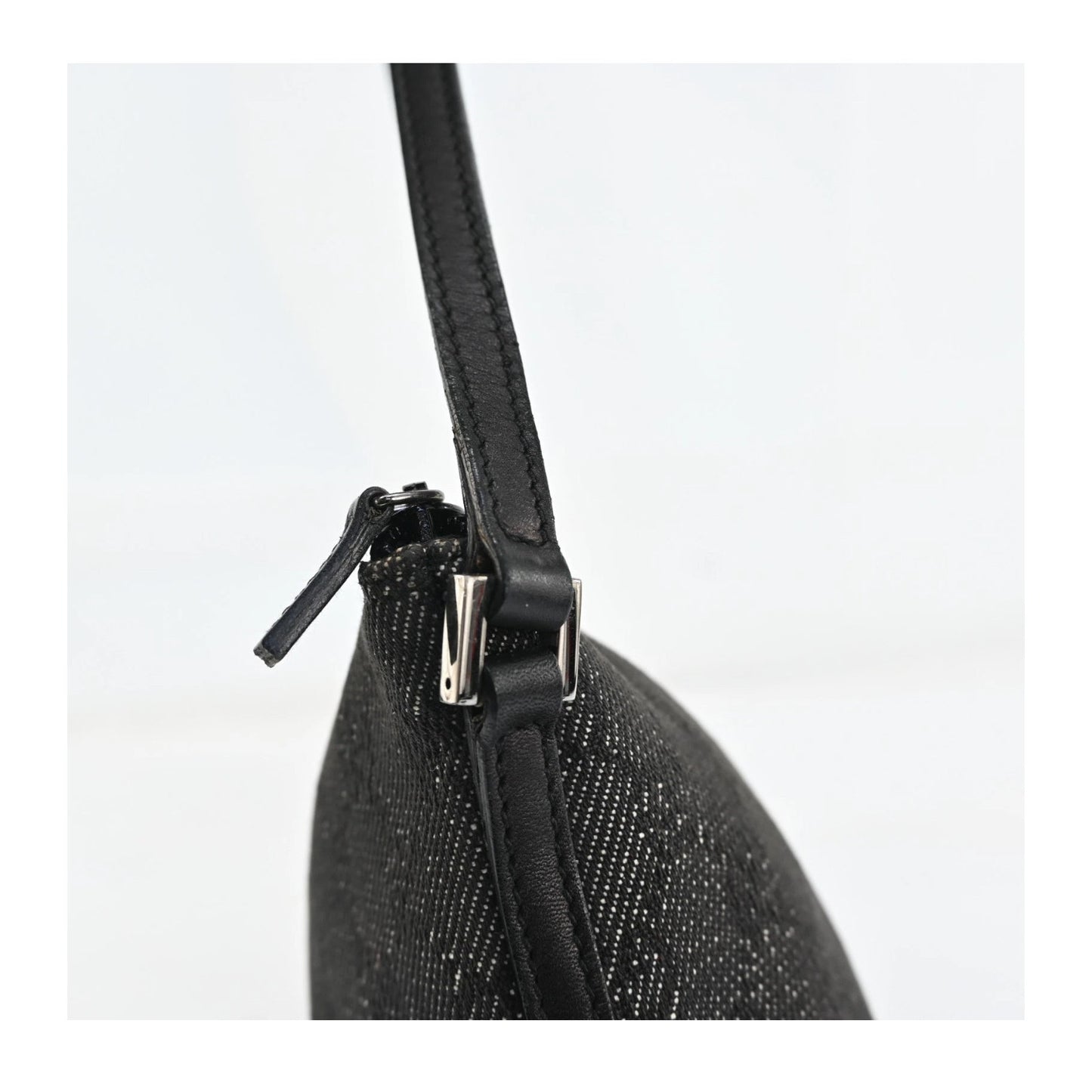 Gucci Black Denim Bagette