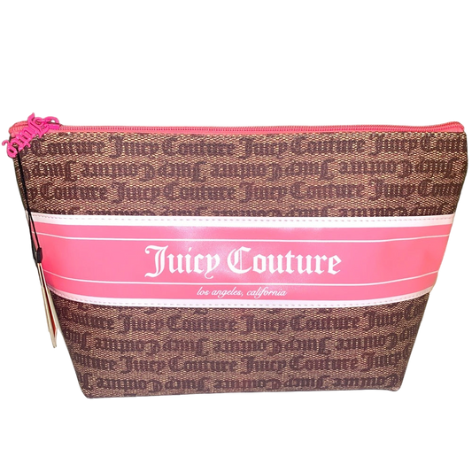 Juicy Couture Makeup Bag Billboard Brown Pink