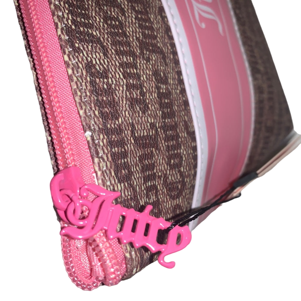 Juicy Couture Makeup Bag Billboard Brown Pink