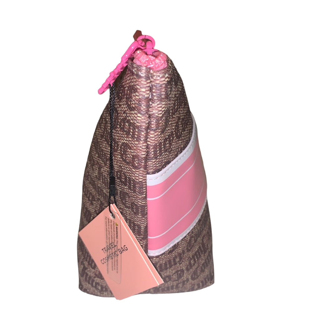 Juicy Couture Makeup Bag Billboard Brown Pink