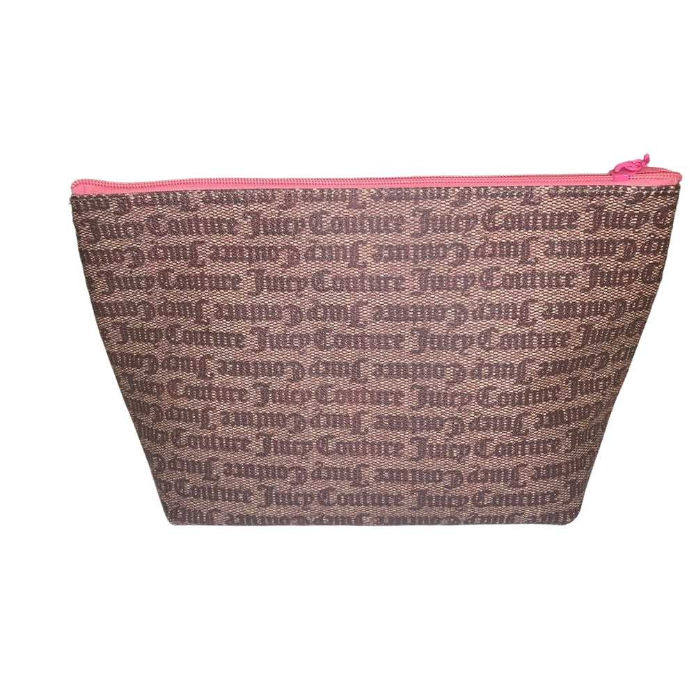 Juicy Couture Makeup Bag Billboard Brown Pink