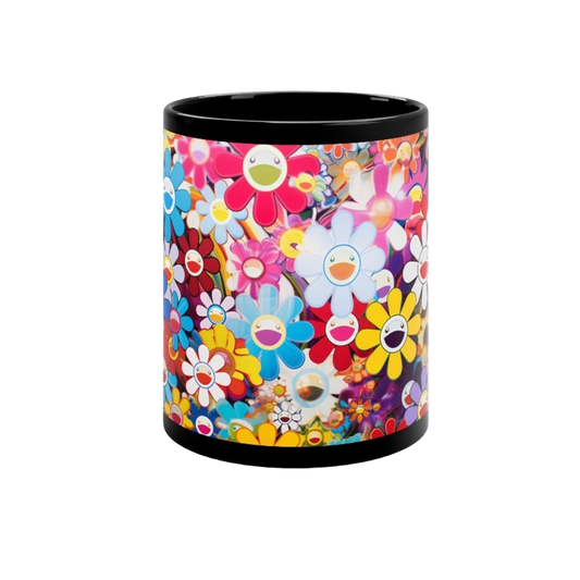 Murakami Flowers Coffee Mug