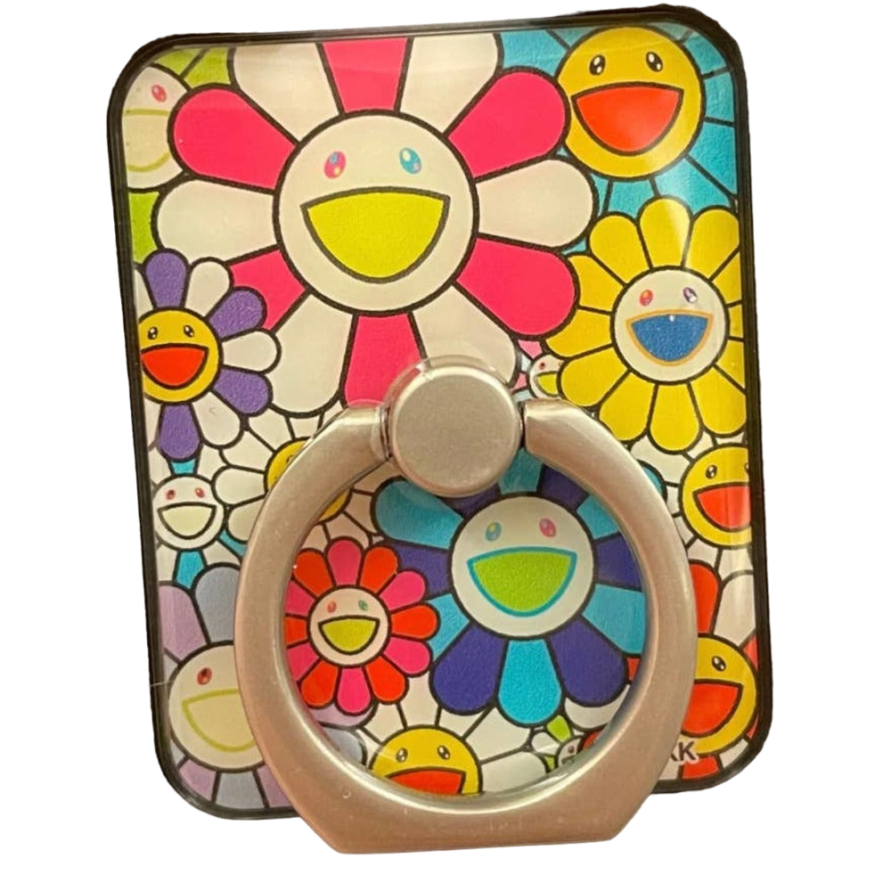 Murakami Flower Phone Clip