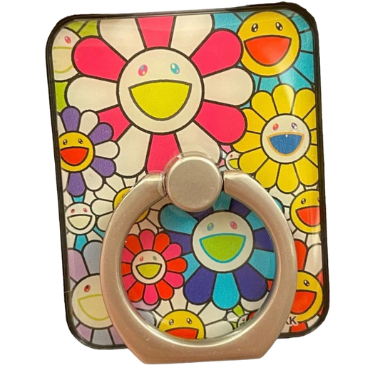 Murakami Flower Phone Clip