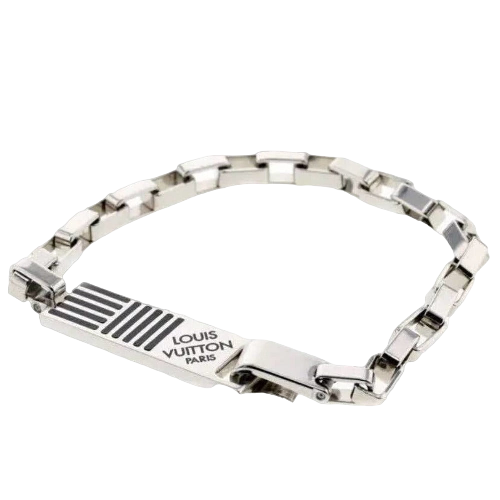 Louis Vuitton Damier Silver Bracelet