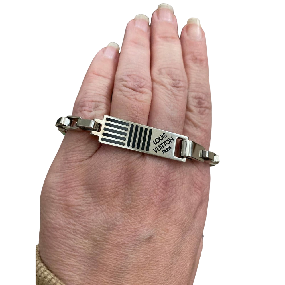 Louis Vuitton Damier Silver Bracelet