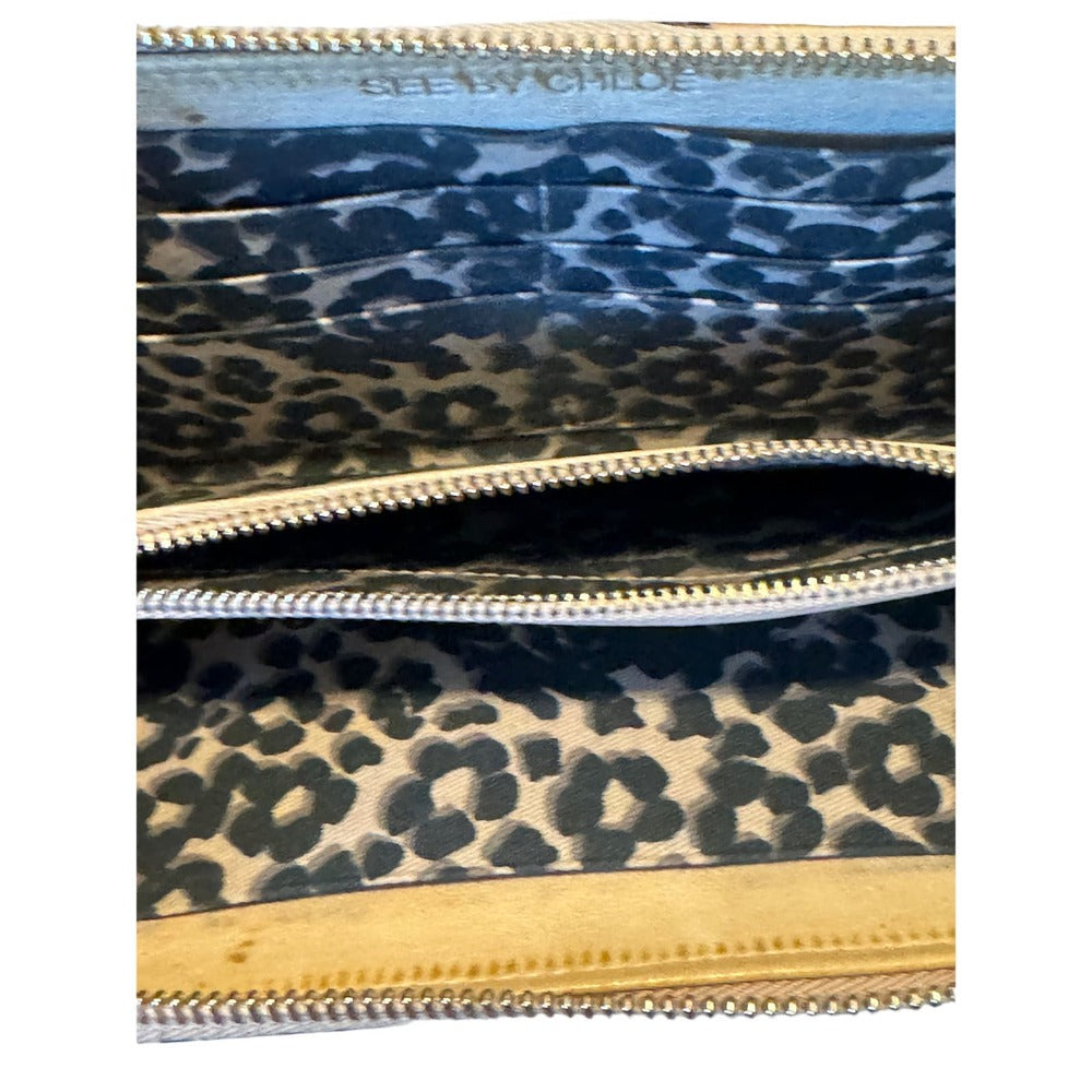 See by Chloe Leopard wallet